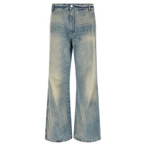 Amiri Men's Checkered Repair Bootcut Jeans